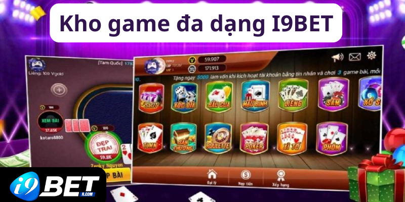 Ưu điểm về kho game đa dạng tại app I9BET